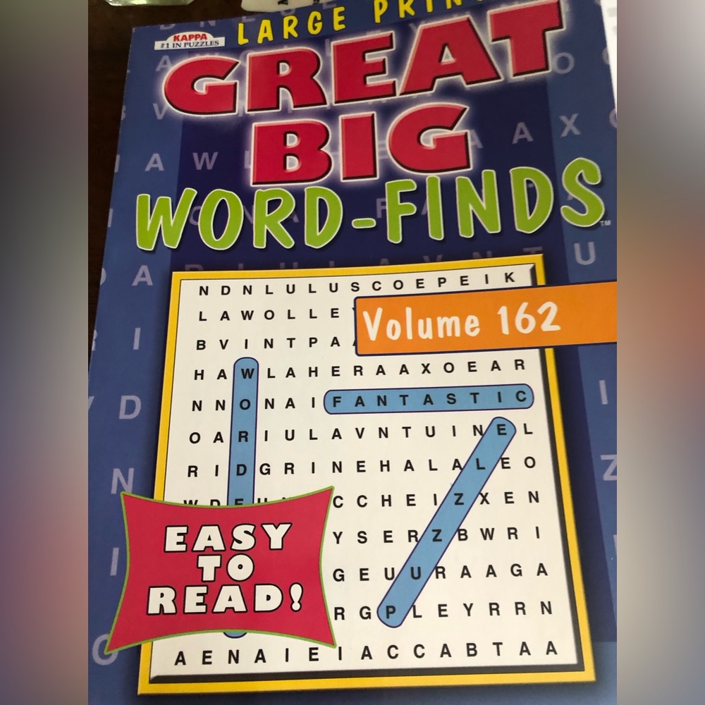 Never used word find book